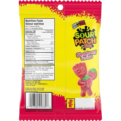 Maynards - Sour Patch Kids Strawberry Gummy Candy - 154g