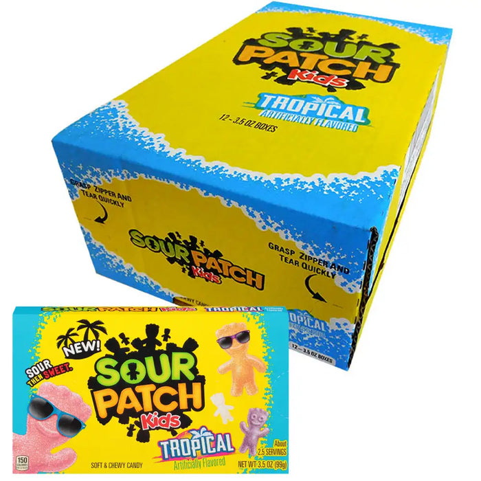 Maynards - Sour Patch Kids Tropical Theatre Box - 12 x 99g