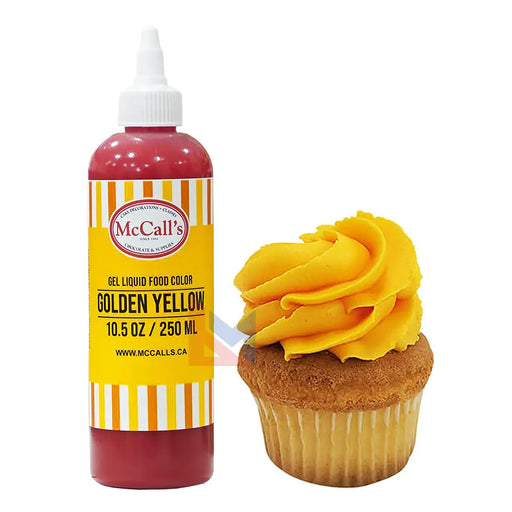 Mccall's - Golden Yellow Liquid gel Food Color - 250 ml