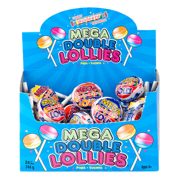 Mega Double - Lollies Box Lollipops - 24 x 31g