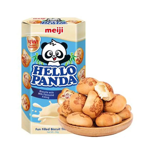 Meiji - Hello Panda Biscuits With Milk Vanilla Filling - 10 x 45g