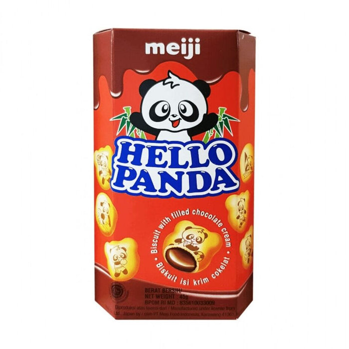 Meiji Hello Panda Biscuits Chocolate 10 x 45g