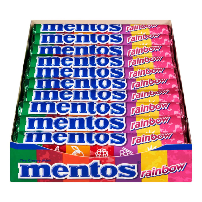 Mentos - Chew Mint Rainbow Rolls - 20 x 37g