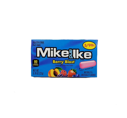 Mike and Ike - Berry Blast Chewy Candy 24 x 22g - 16 Boxes