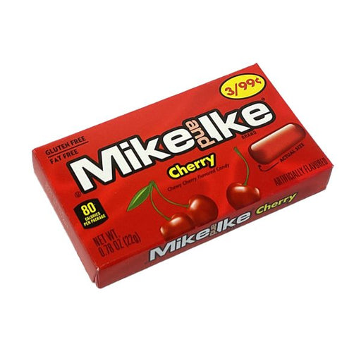 Mike and Ike - Cherry Chewy Candy 24 x 22g - 16 Boxes