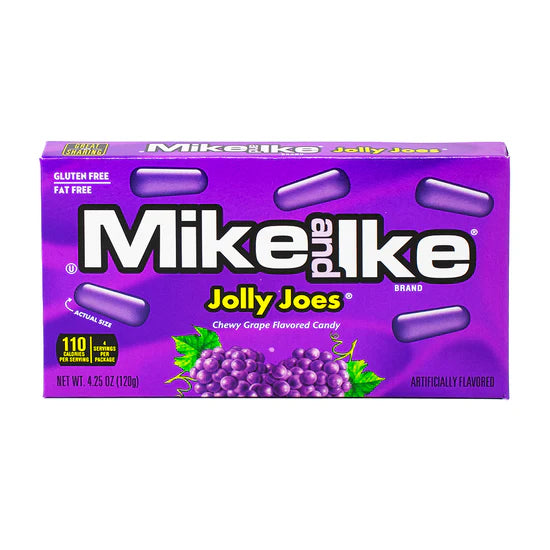 Mike and Ike - Jolly Joes Grape Theatre Box 5 Oz - 12 x 141g