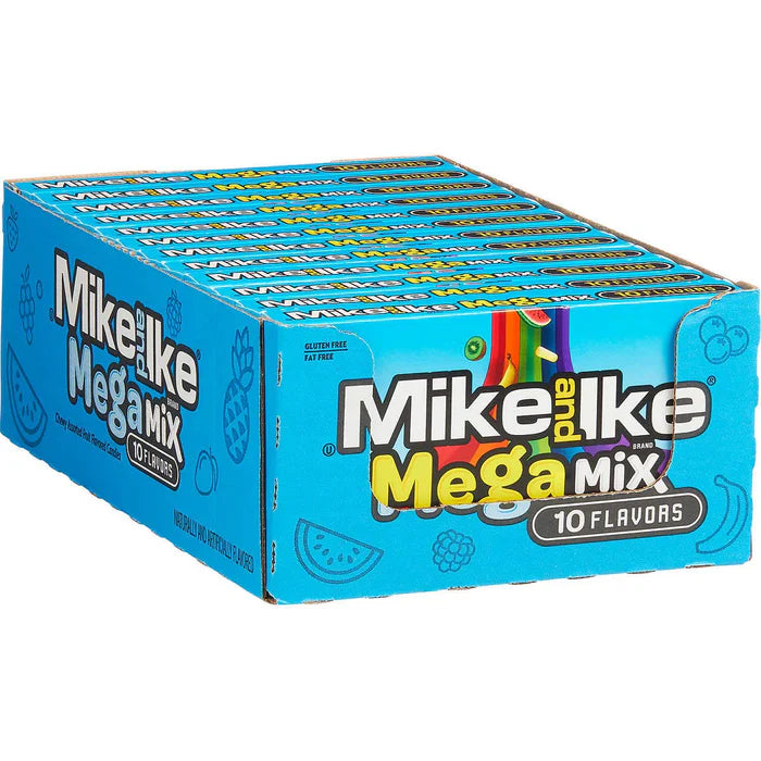 Mike and Ike - Mega Mix Regular Theatre Box 5 Oz - 12 x 141g