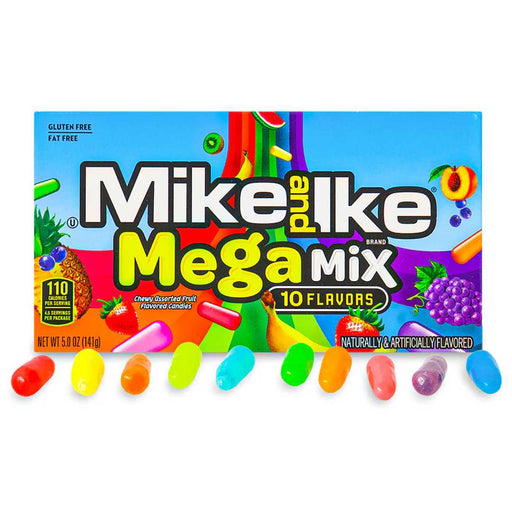 Mike and Ike - Mega Mix Theatre Box Candy 4.25 Oz - 12 x 120g