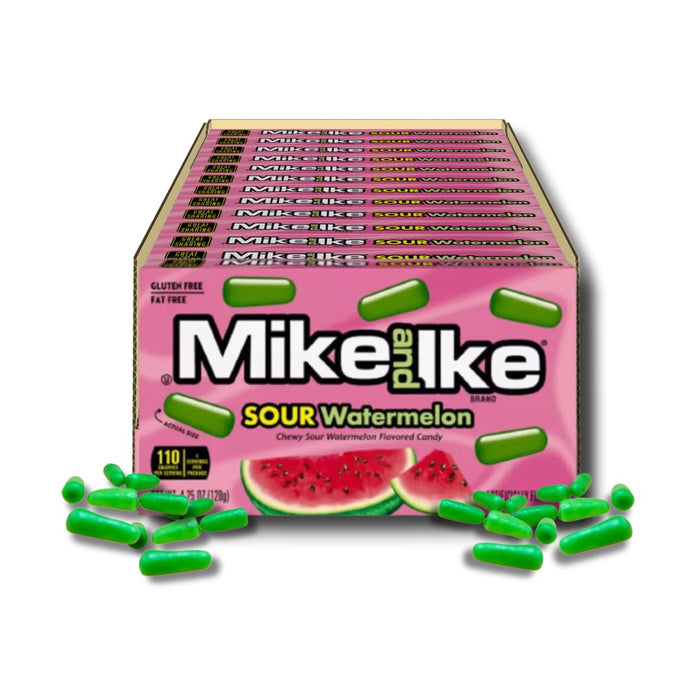 Mike and Ike - Sour Watermelon Theatre Box 4.25 Oz - 12 x 120g