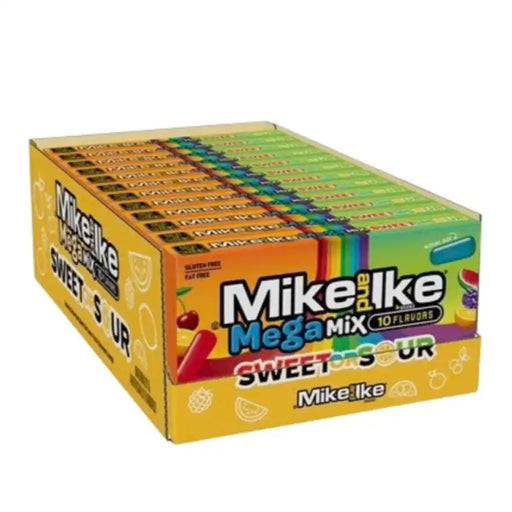 Mike and Ike - Mega Mix Sweet & Sour Theatre Box 4.25 Oz - 12 x 120g