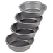 4-Inch Mini Round Cake Pan Set, 4-Piece