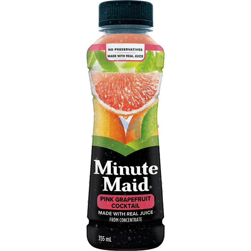 Minute Maid - Cóctel de pomelo rosado - 12 × 355 ml