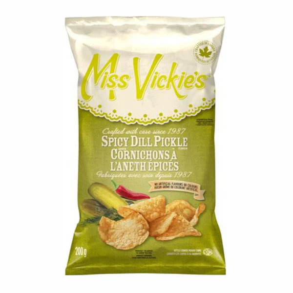 Miss Vickie's - Spicy Dill Pickle - 18 x 200g