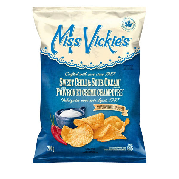 Miss Vickie's - Ají dulce y crema agria - 18 x 200g