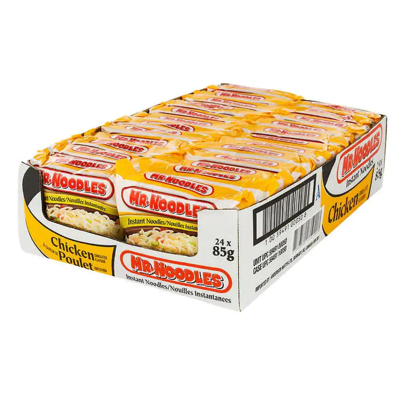 Mr. Noodles - Fideos instantáneos con sabor a pollo - 24 x 85 g