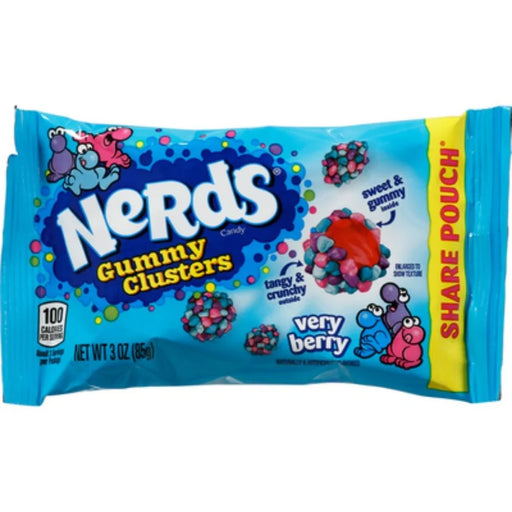 Nerds - Gummy Clusters Very Berry Share Pouch - 12 x 85g