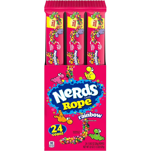 Nerds - Rainbow Rope - 24 x 26g