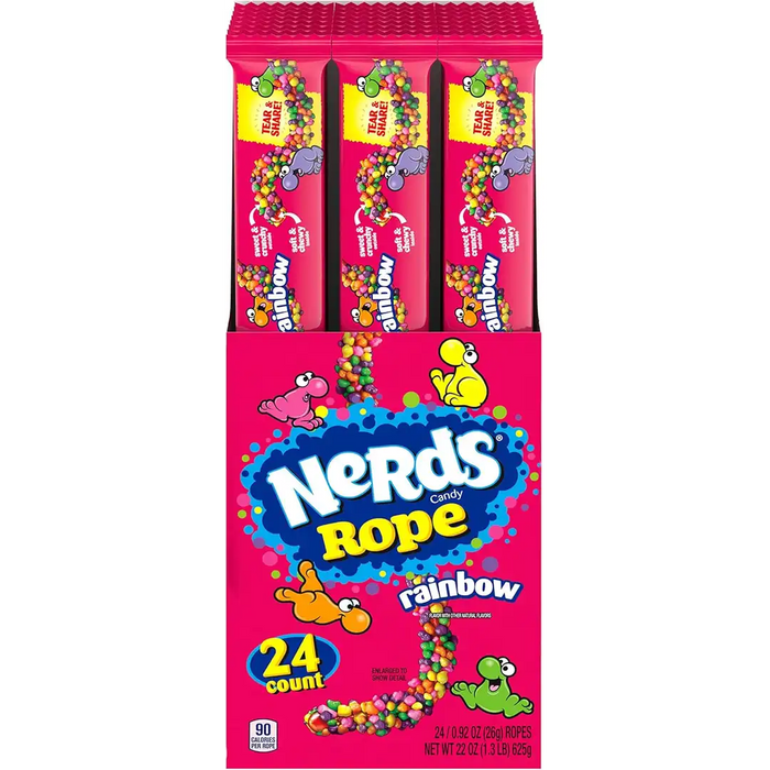 Nerds - Rainbow Rope - 24 x 26g