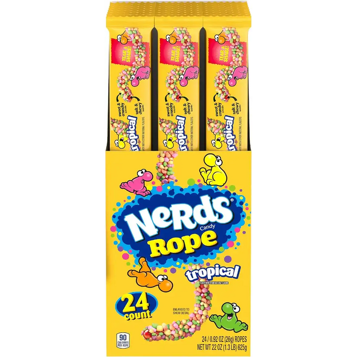 Nerds - Rope Tropical Candy - 24 x 26g