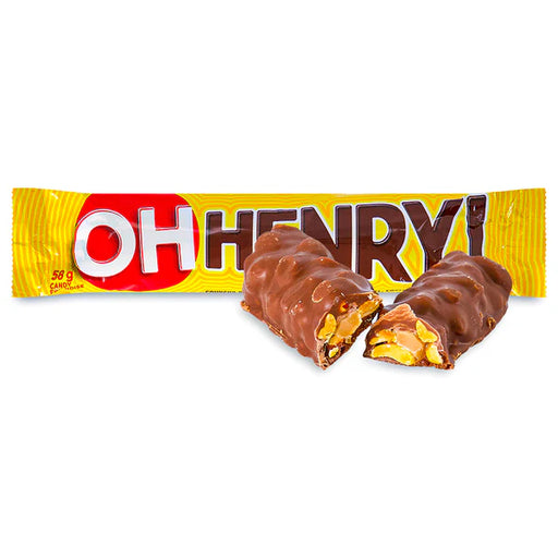 Oh Henry Crunchy Peanut Candy Bar 24 x 58g