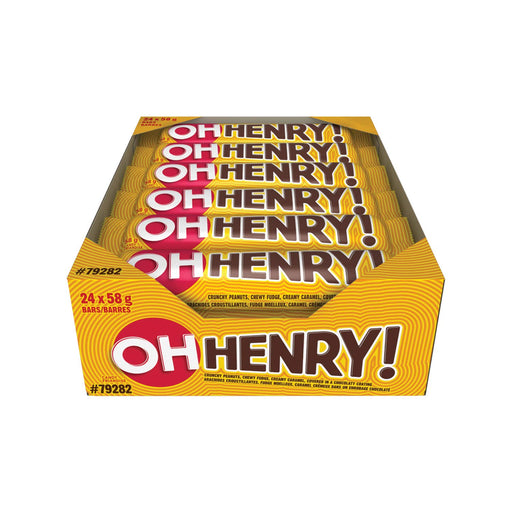 Oh Henry Crunchy Peanut Candy Bar 24 x 58g