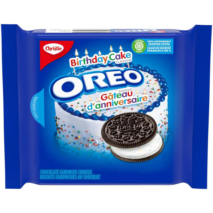 Oreo - Birthday Cake Chocolate Sandwich Cookies - 261g