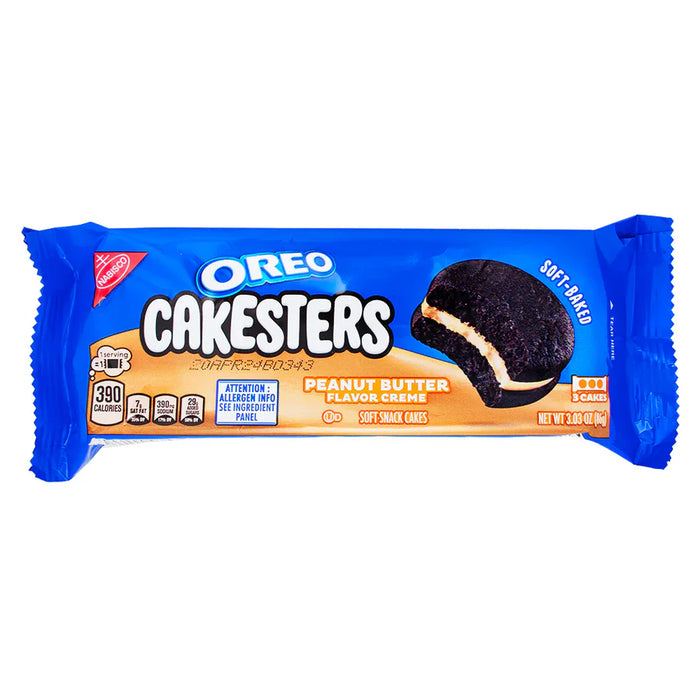 Oreo - Cakesters Peanut Butter Flavor Creme - 8 x 86g