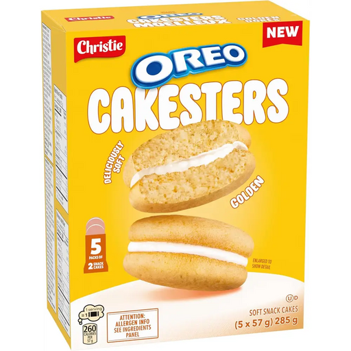 Oreo Cakesters Golden 12 x 285g