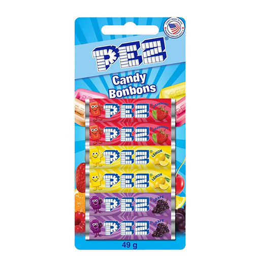 PEZ - Assorted Refills 49g - 6 Packs