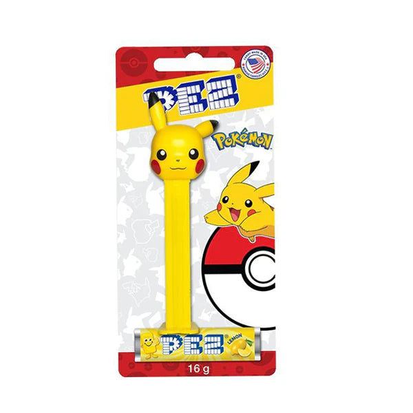 PEZ - Pokemon Candy & Dispenser 16g - 12 Packs