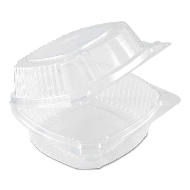 Pactiv - 5" Plastic Hinged Container 11 Oz, 375/Case - 36 Cases/Pallet