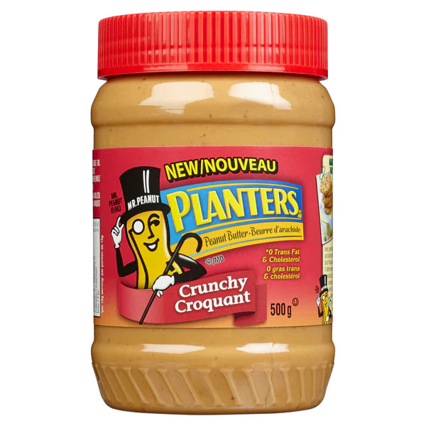 Planters - Mantequilla de cacahuete crujiente - 12 x 500g
