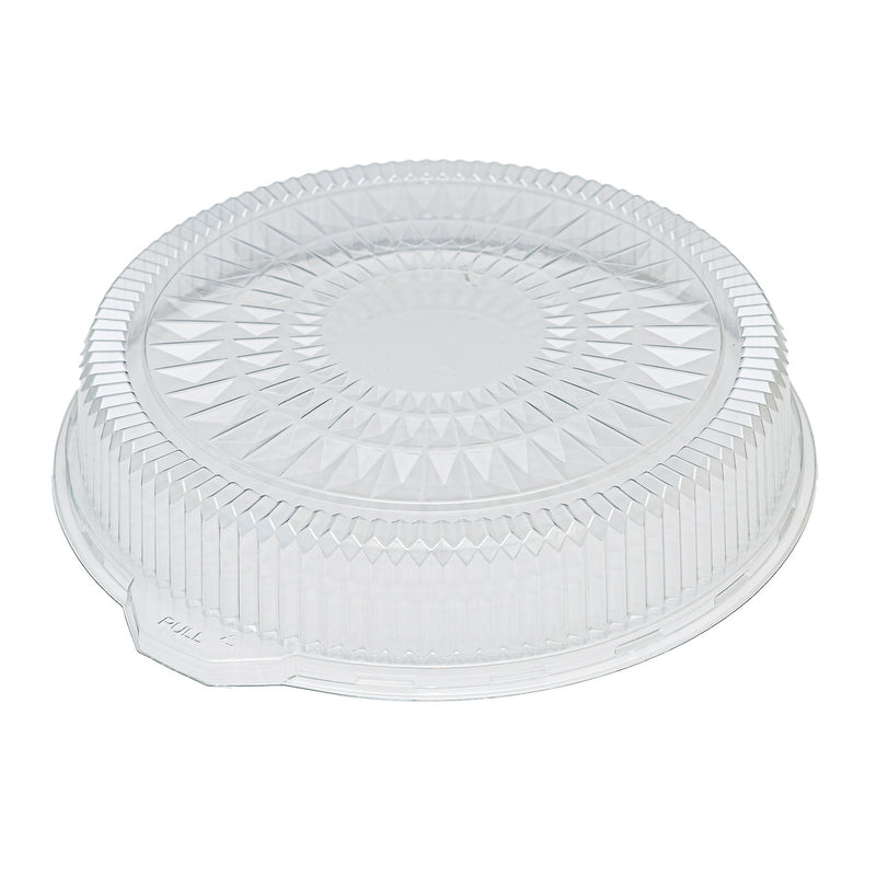 DURA - 16" Clear Plastic Dome Lid For Foil Catering Tray - 25/Case
