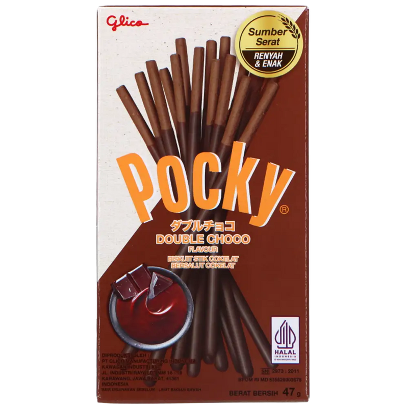 Pocky - Biscuit Sticks Double Chocolate - 12 x 47g