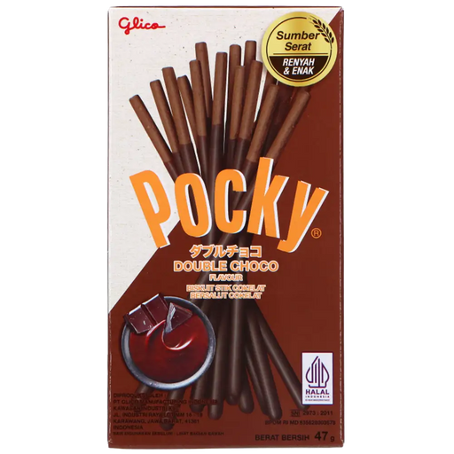 Pocky - Biscuit Sticks Double Chocolate - 12 x 47g