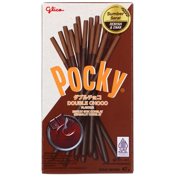 Pocky - Biscuit Sticks Double Chocolate - 12 x 47g