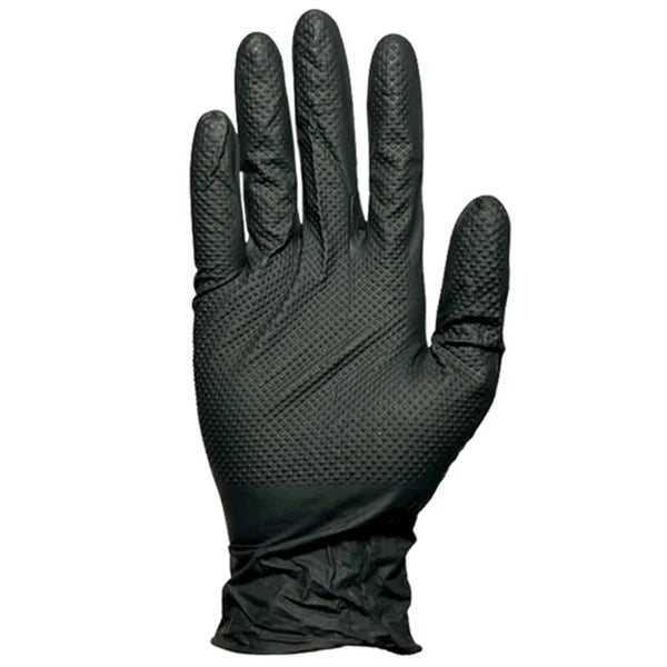 Guantes de nitrilo Touch Flex, negros, pequeños, sin polvo, 5 milésimas, 10 x 100/caja
