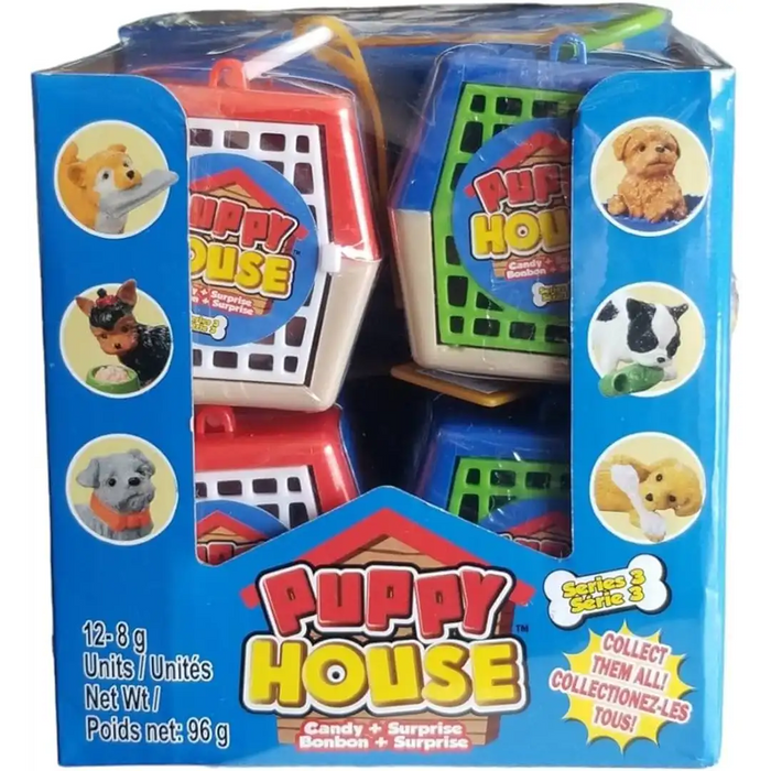 Puppy House Filled With Candy + Surprise  12 x 8g