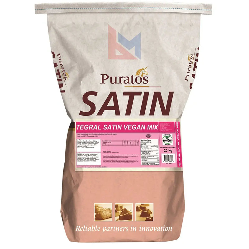 Puratos - Mezcla vegana para pastel Tegral Satin - 20 kg