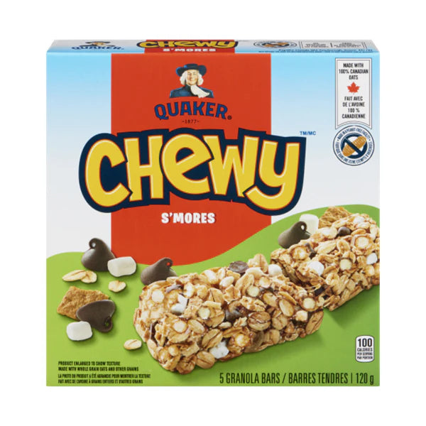 Quaker - Chewy Granola Bar Smores 5 Bars - 120g