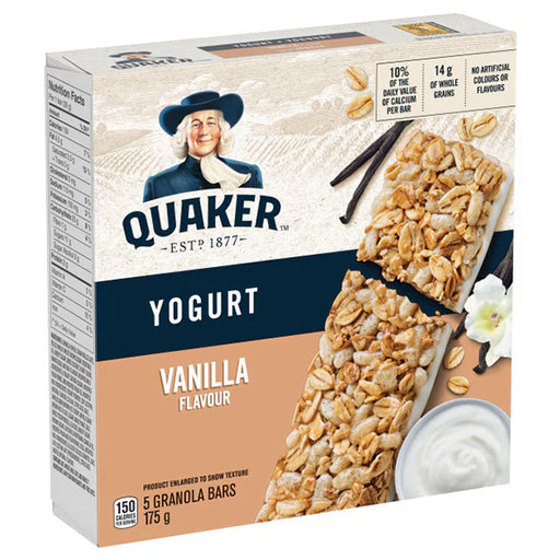 Quaker - Yogurt Vanilla Granola Bars 5 Bars - 175g