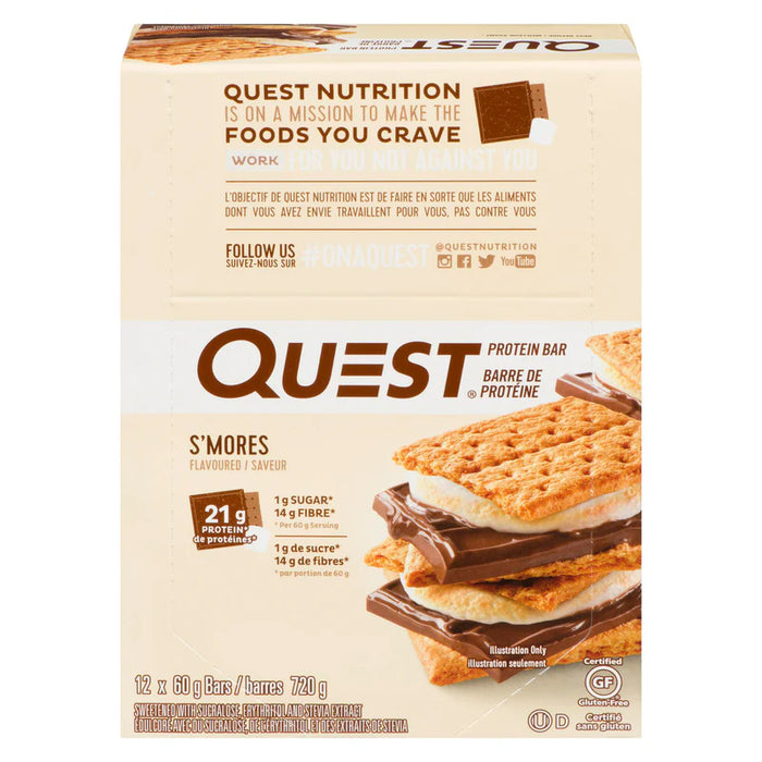 Quest - Protein Bar S'mores - 12 x 60g