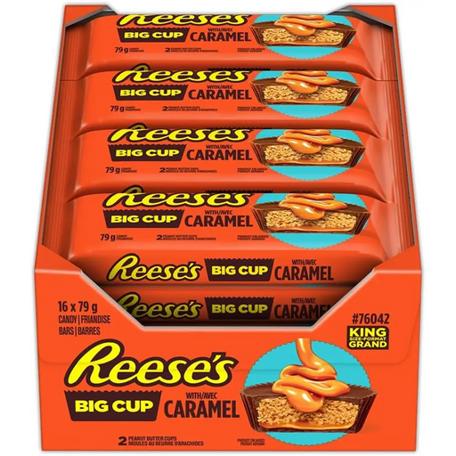 Reese - Peanut Butter Big Cup With Caramel King Size - 16 x 79g