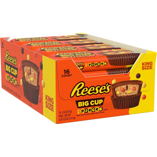 Reese - Peanut Butter Big Cup With Stuffed Pieces - 16 x 79g