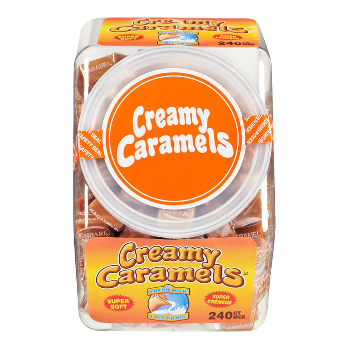 Regal - Creamy Caramel Candy 6.7g Each, 240 Count - 1.6 Kg