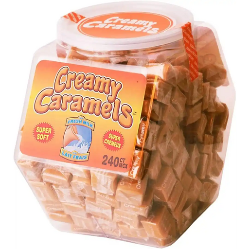 Regal - Creamy Caramel Candy 6.7g Each, 240 Count - 1.6 Kg