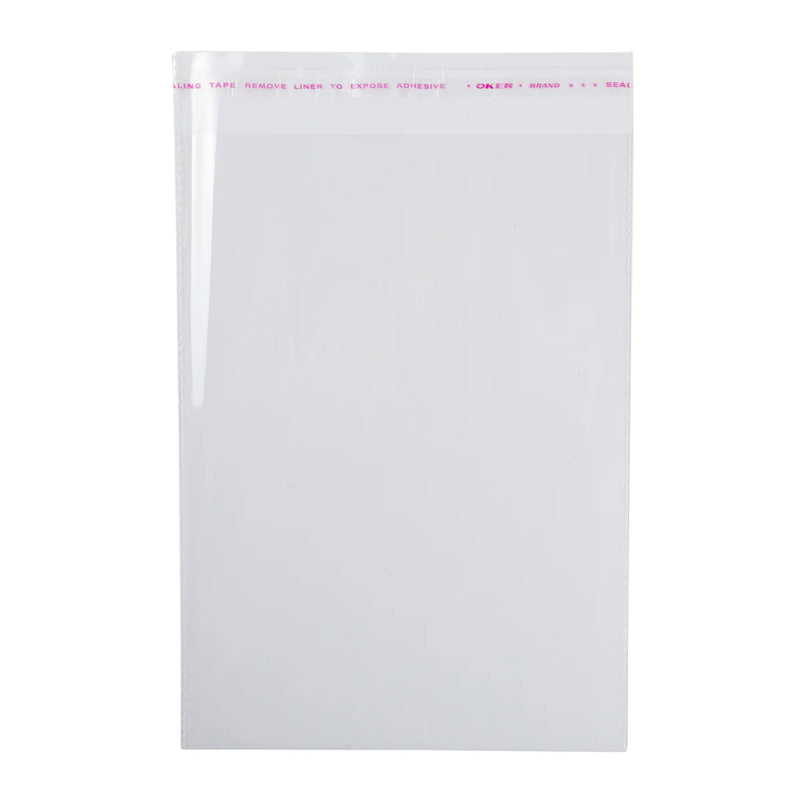 Hypax - Bolsas de polietileno resellables con tira de 8" x 11" - 250/caja