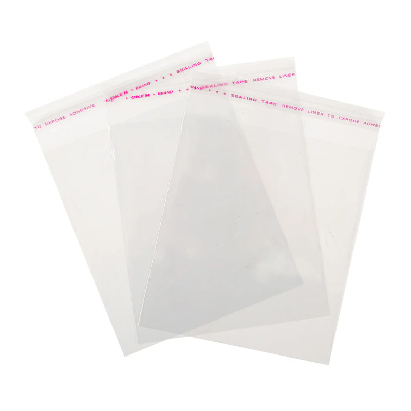 Hypax - Bolsas de polietileno resellables con tira de 8" x 11" - 50/paquete