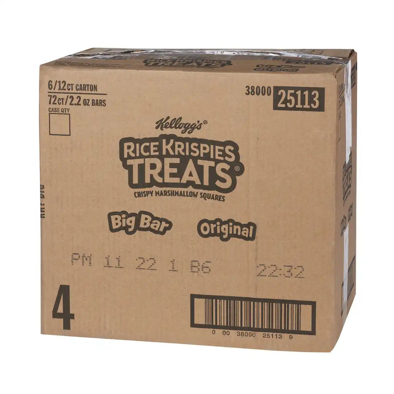Rice Krispies - Treats Original Mega Size Bar 12 x 62g - 6 Packs