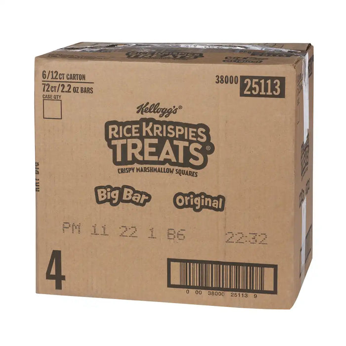 Rice Krispies - Treats Original Mega Size Bar 12 x 62g - 6 Packs